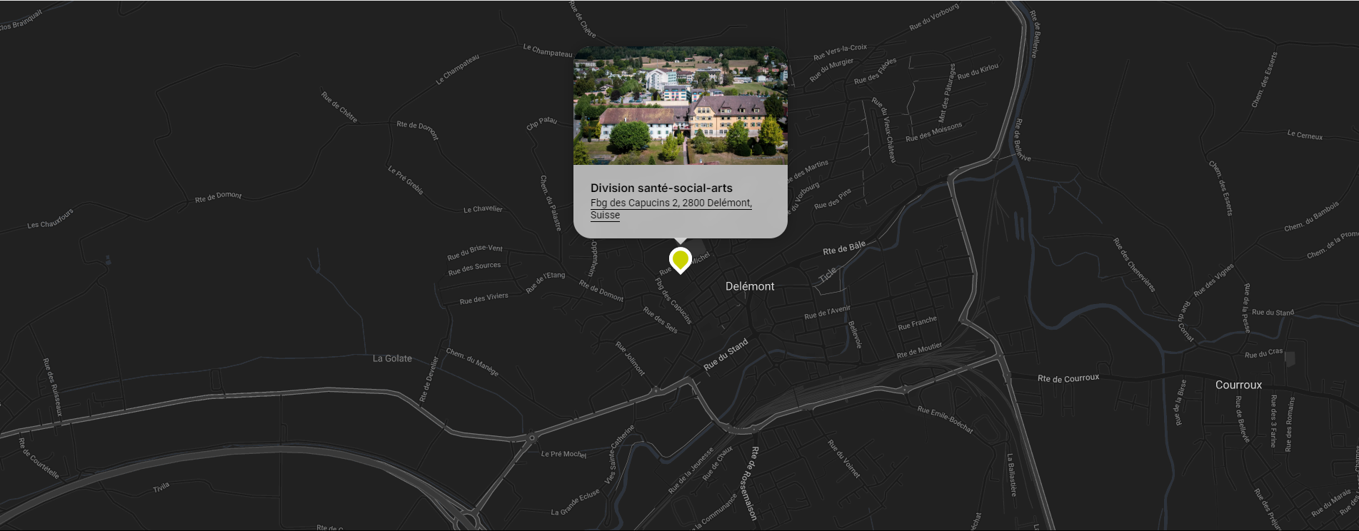 DIVSSA-Accueil-map Image de la map de la DIVSSA